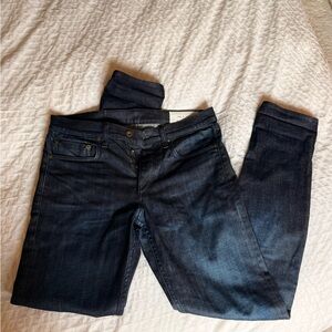 rag & bone Dark Indigo Straight Leg Jeans